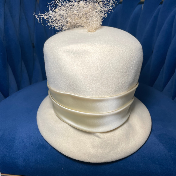 1950s United Hatters Cap & Millinery Wrks Women\'s Hat Mr. Charles Union Made main image 6